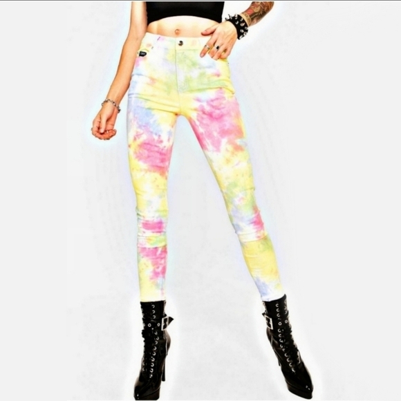TRIPP NYC Tie-Dye Festival Pants | Skinny | Size 27 & 28 | NWT - Picture 4 of 16